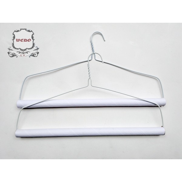 White Drapery Hanger-18" ( inc tube 500pcs,2 box)